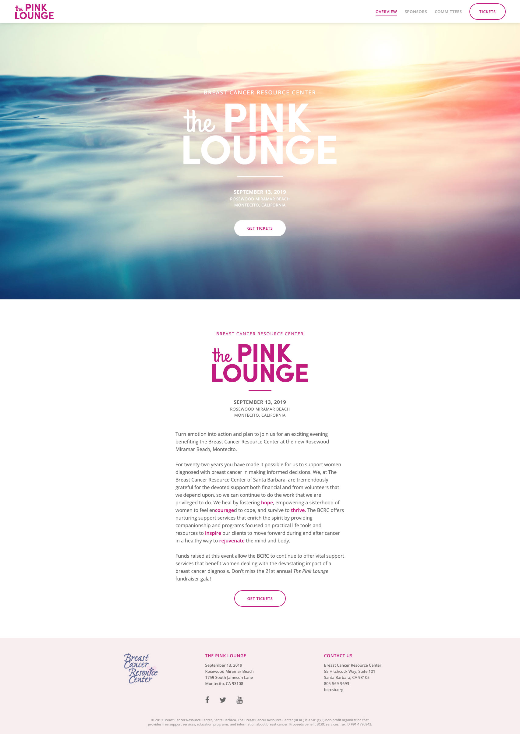 Breast Cancer Resource Center Pink Lounge