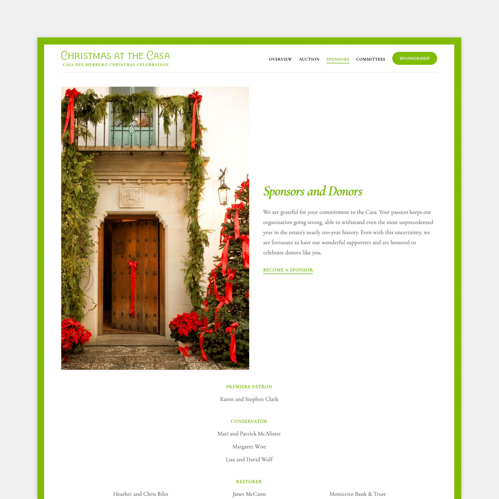 Casa del Herrero: Christmas at the Casa