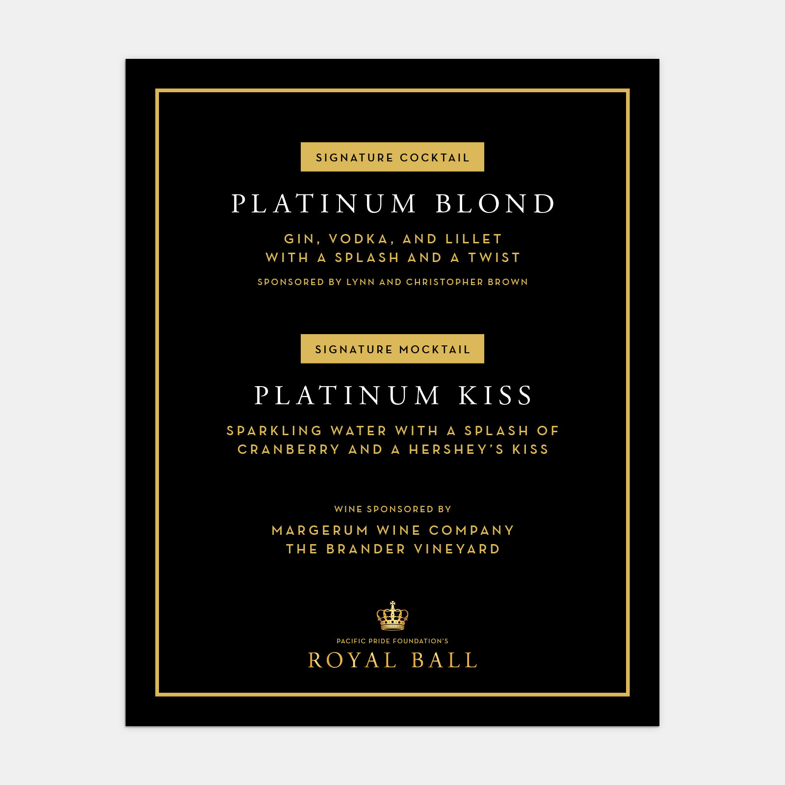 Pacific Pride Foundation's Royal Ball